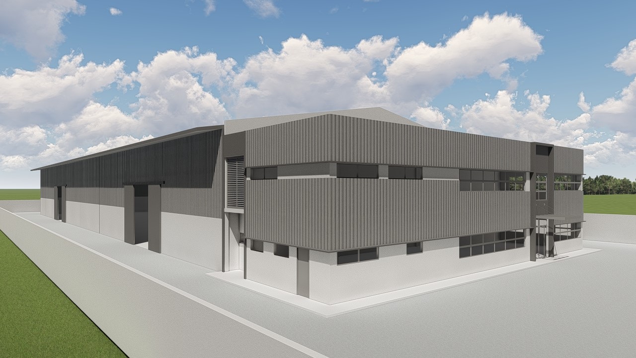 Factory 3D Design & Rendering