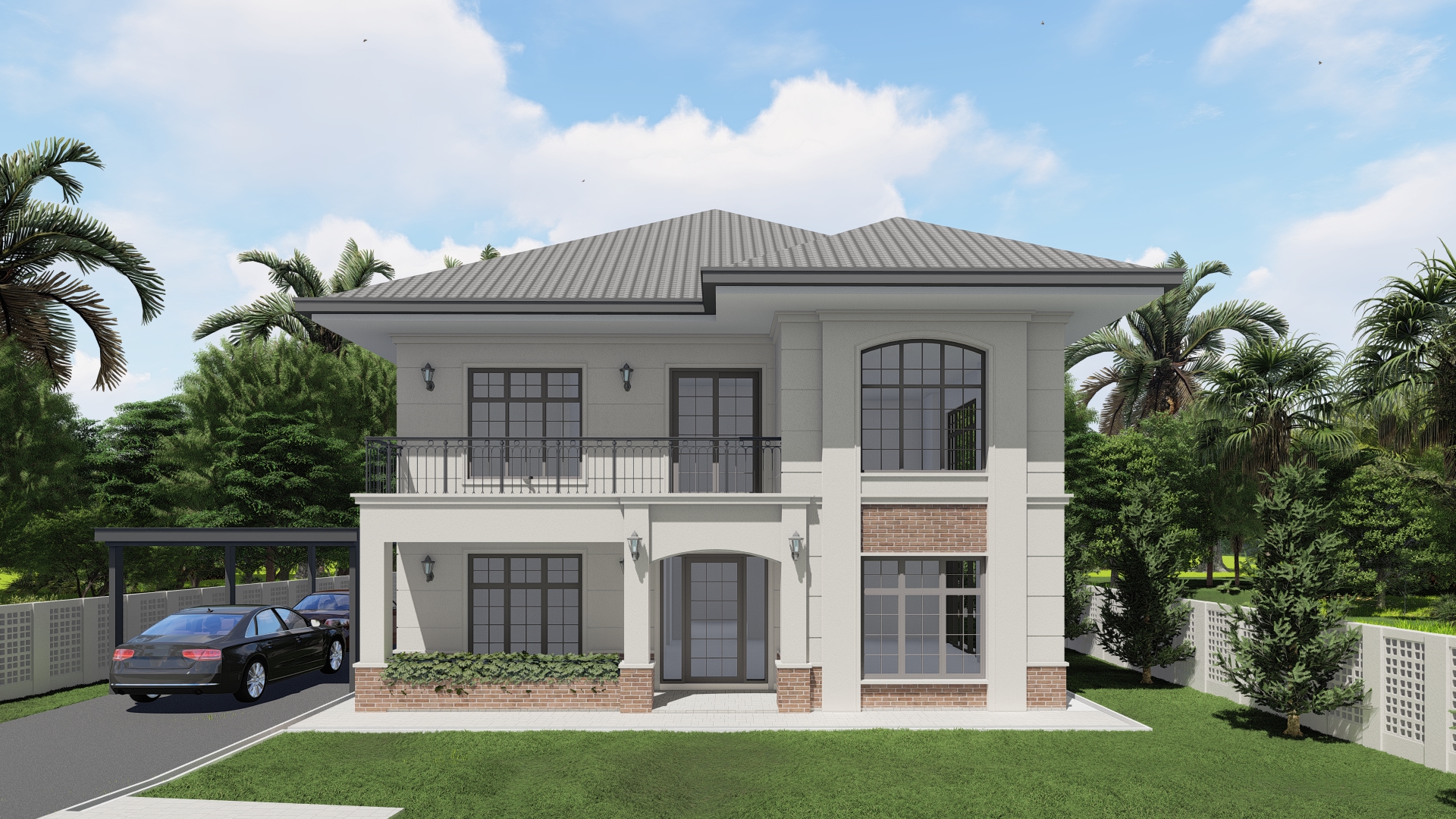 Hulu Langat House Project Architecture 3D Rendering
