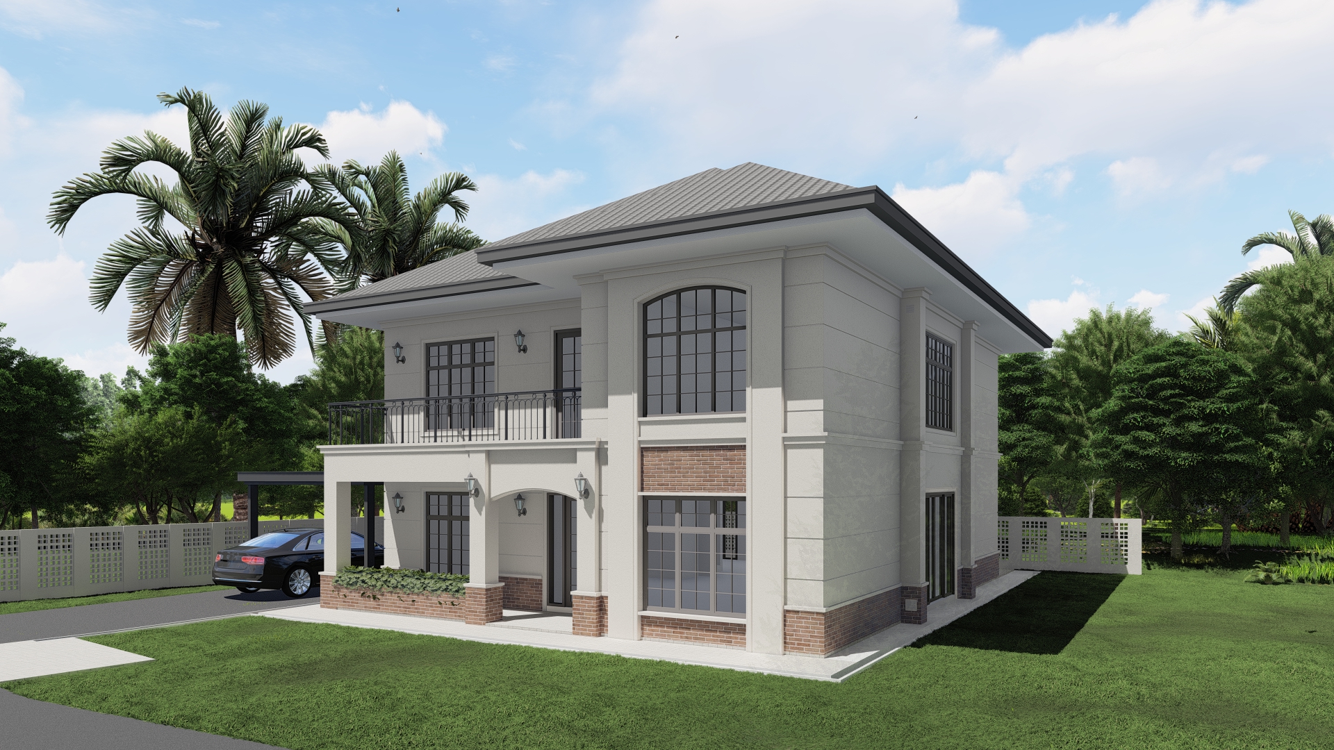 Hulu Langat House Project Architecture 3D Rendering