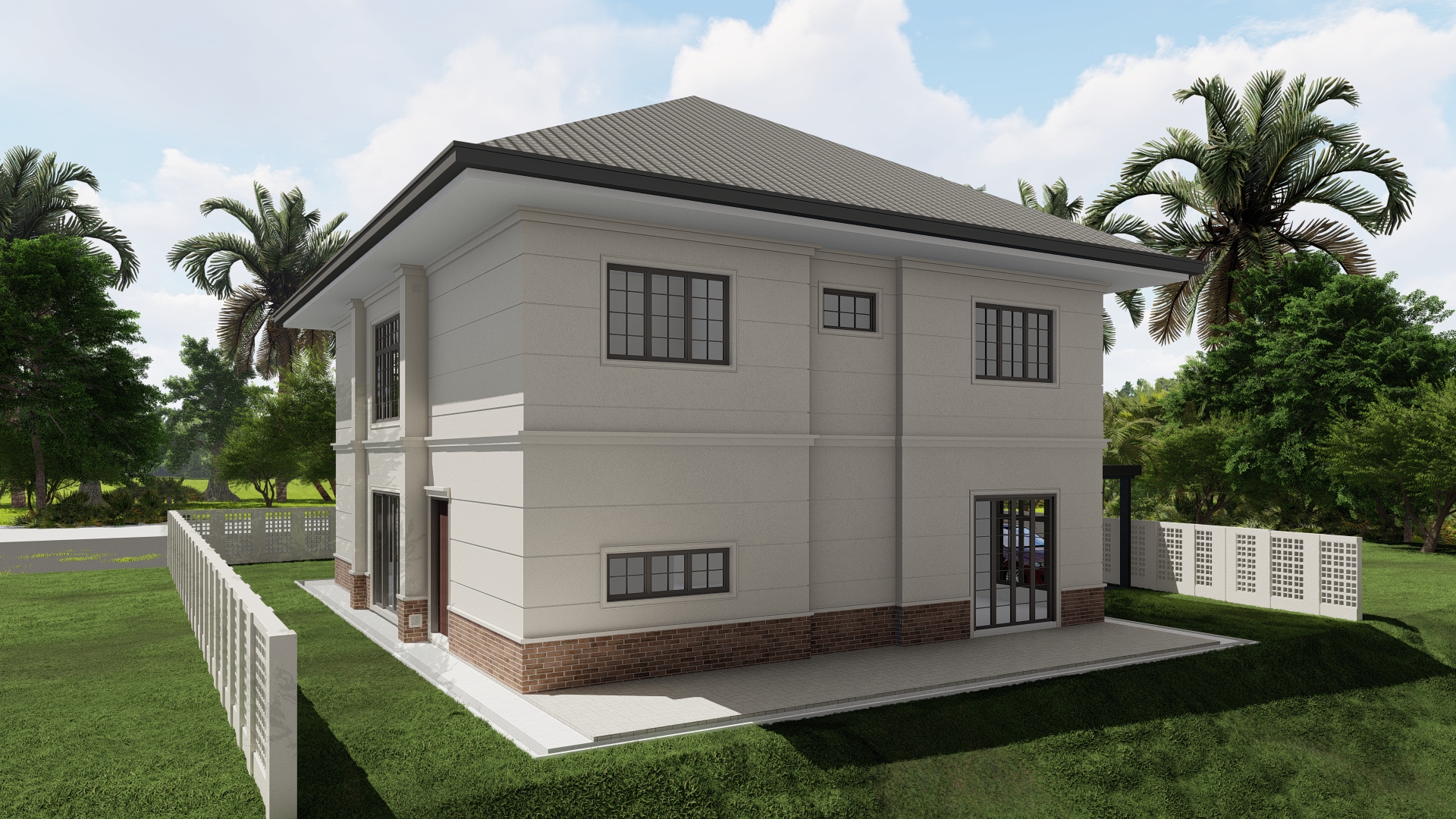 Hulu Langat House Project Architecture 3D Rendering