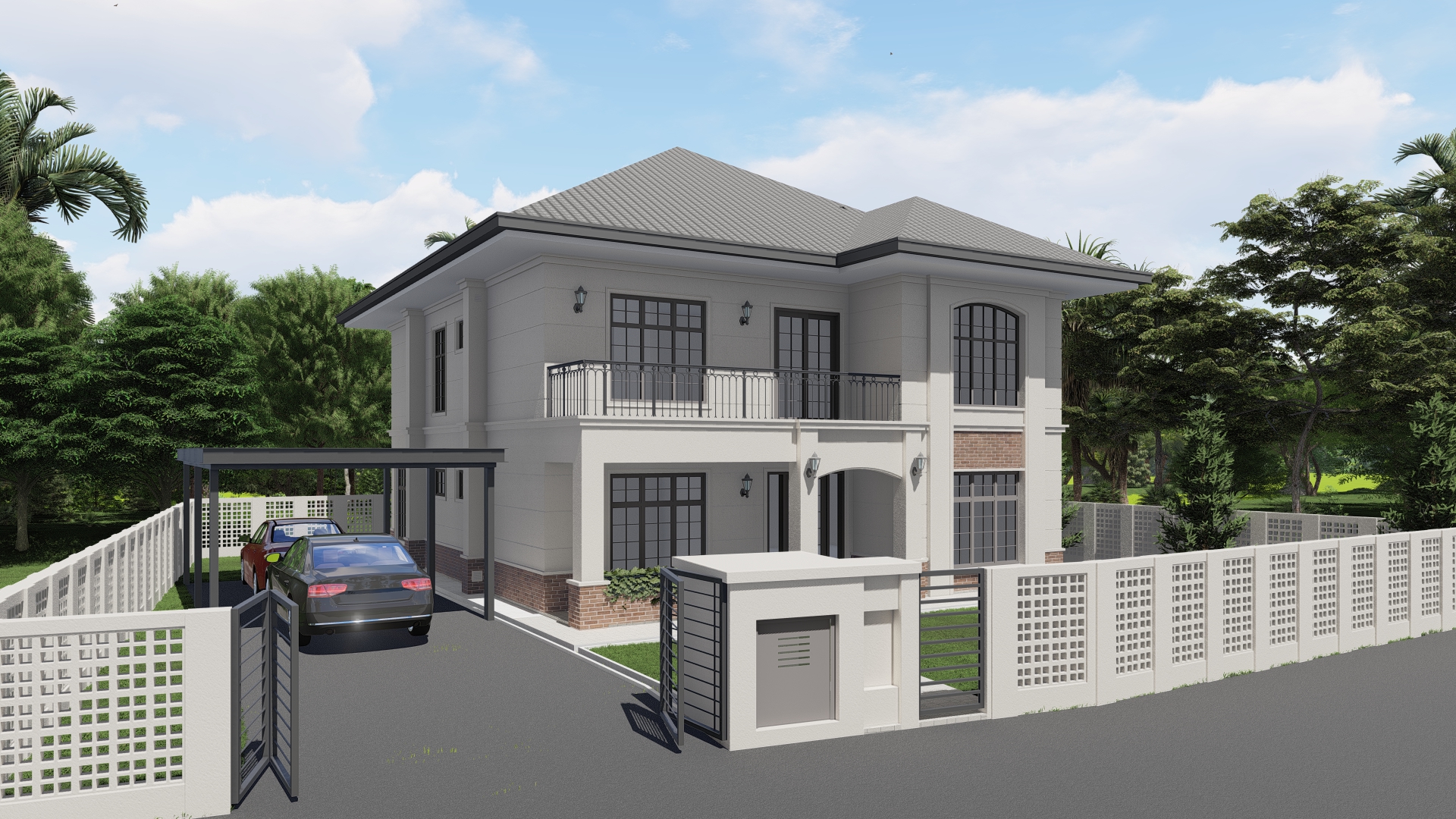 Hulu Langat House Project Architecture 3D Rendering