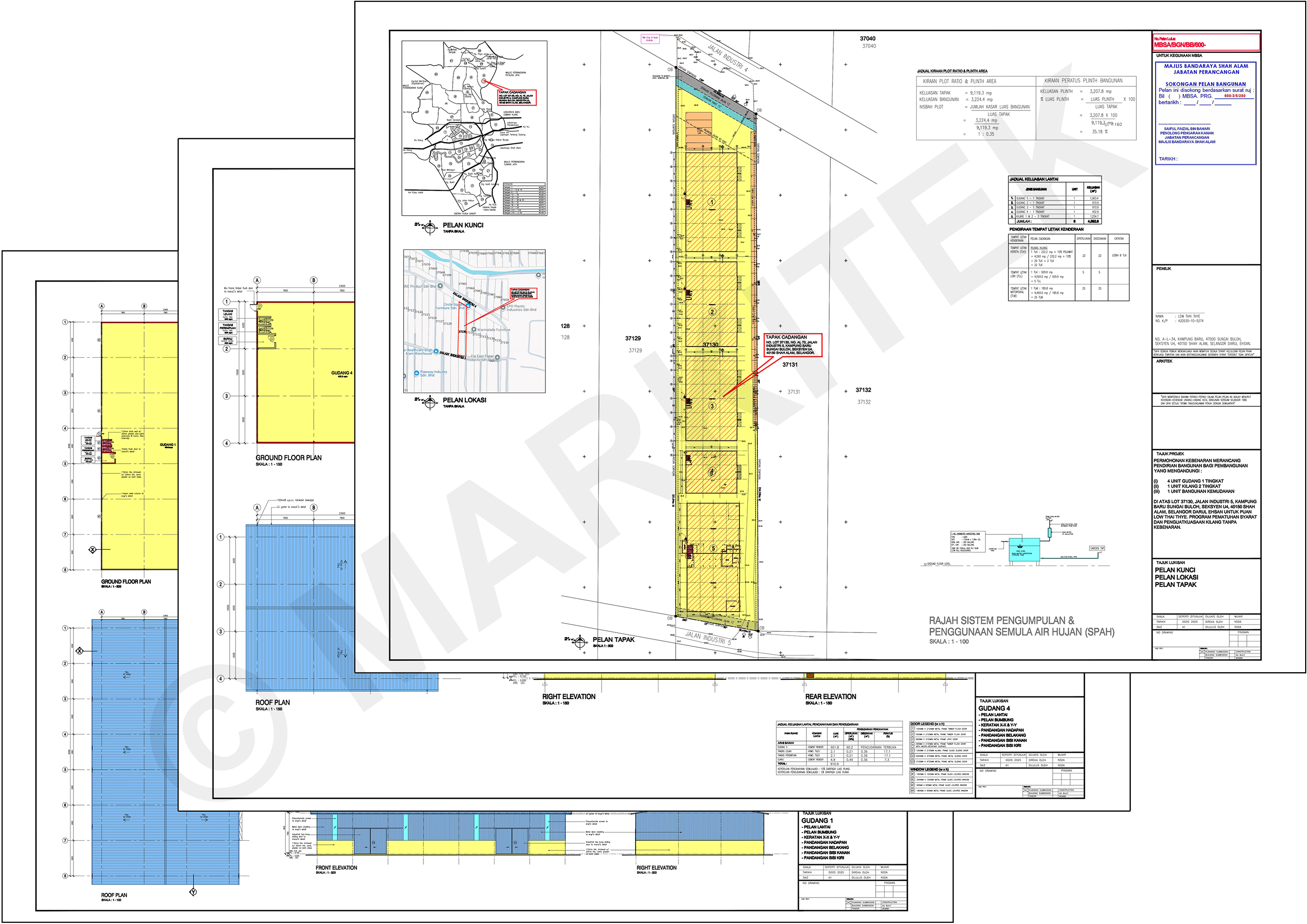 Sungai Buloh Factory Plan Drawing